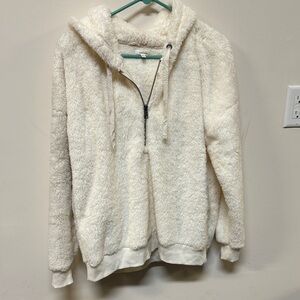 Maurices Ivory Fleece Jacket